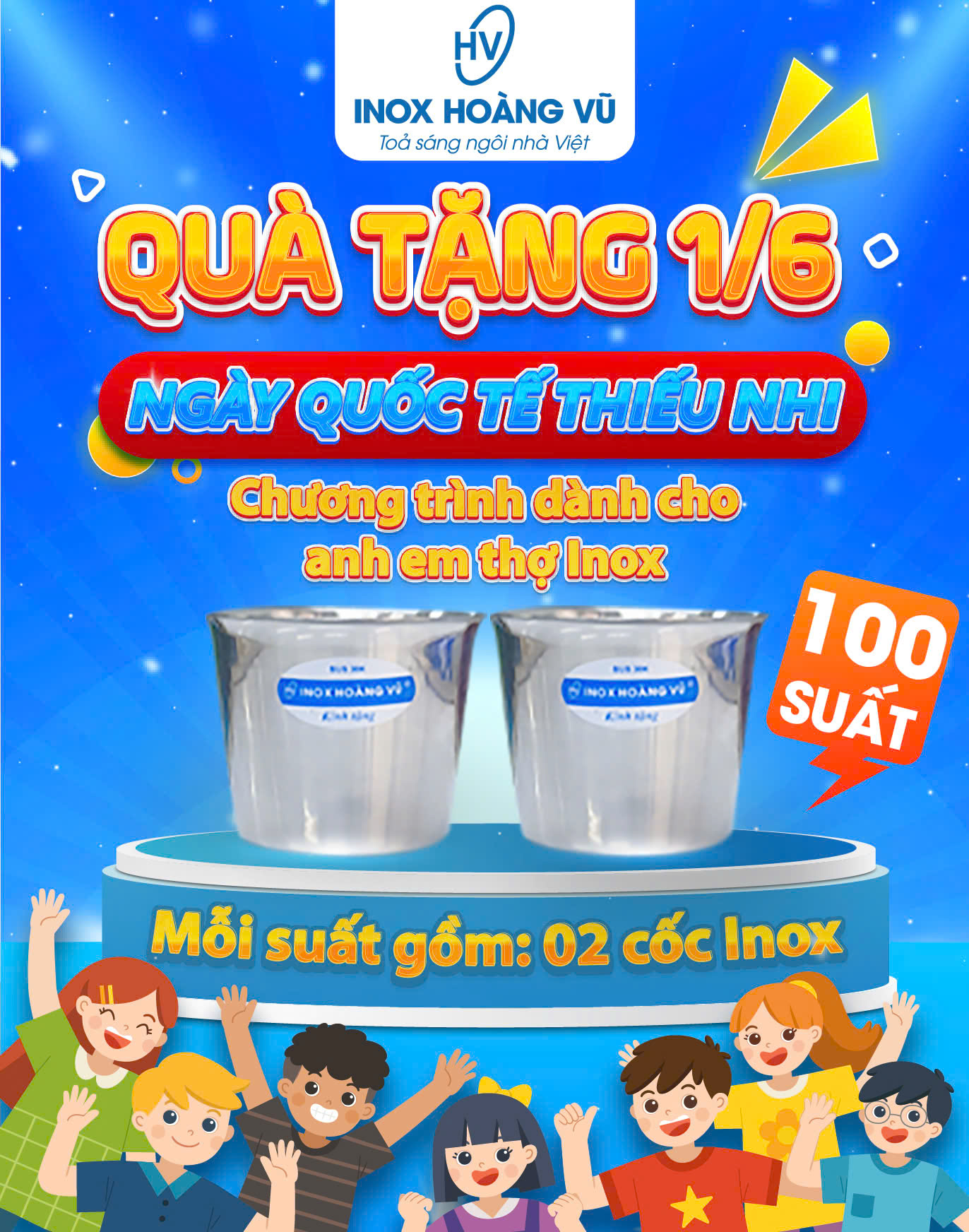 TẶNG 100 SUẤT QUÀ ĐẶC BIỆT DÀNH TẶNG CÁC BÉ - CON ANH EM THỢ CƠ KHÍ