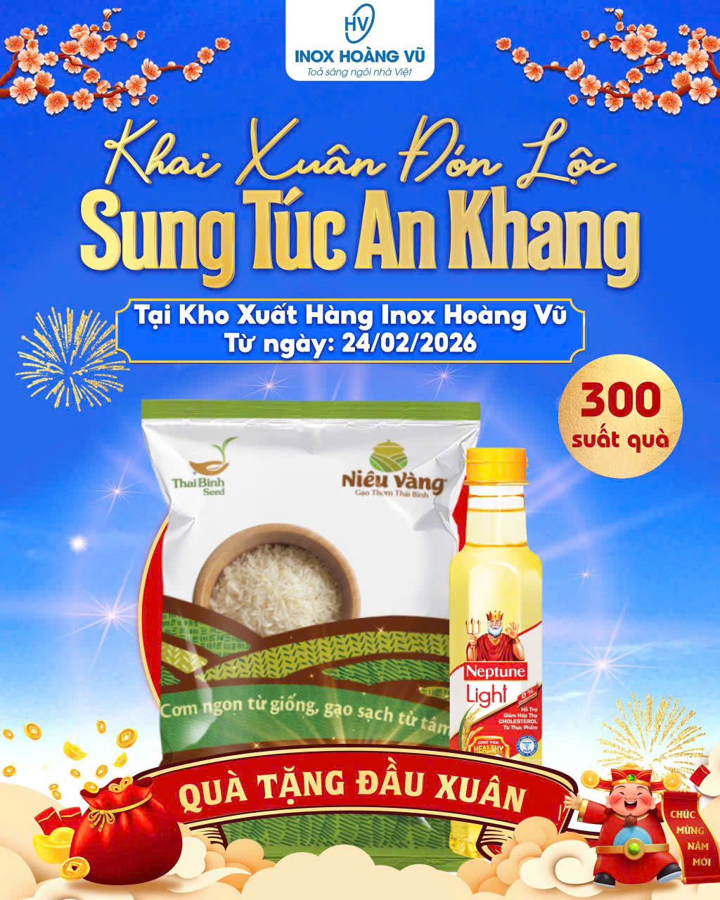 KHAI XUÂN ĐÓN LỘC – SUNG TÚC AN KHANG