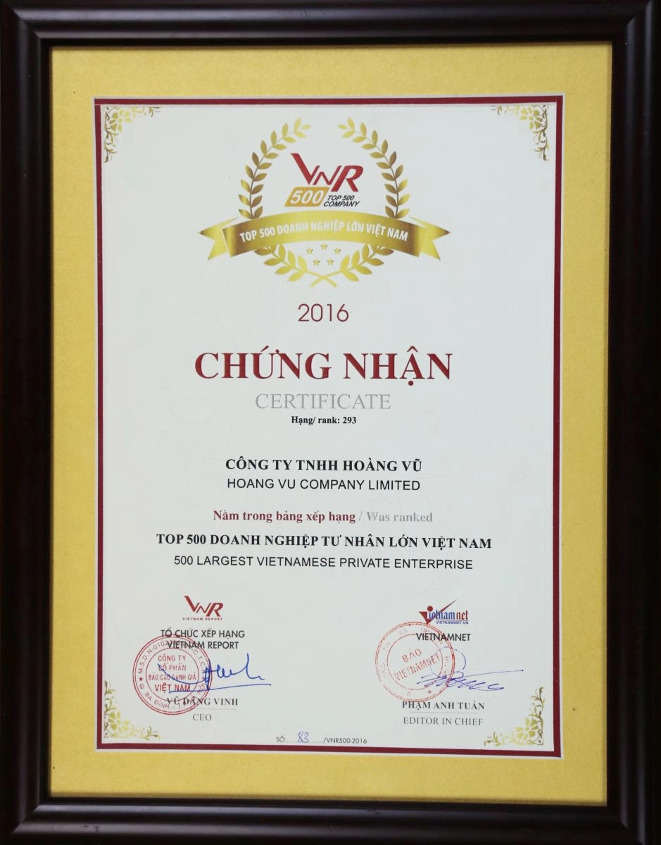 Top 500 doanh nghiệp tư nhân lớn nhất Việt Nam