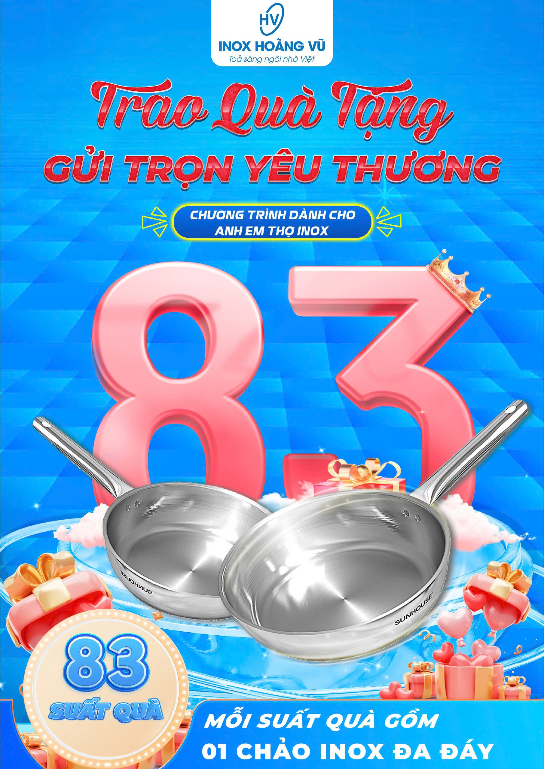 8/3 TRAO QUÀ TẶNG - GỬI TRỌN YÊU THƯƠNG